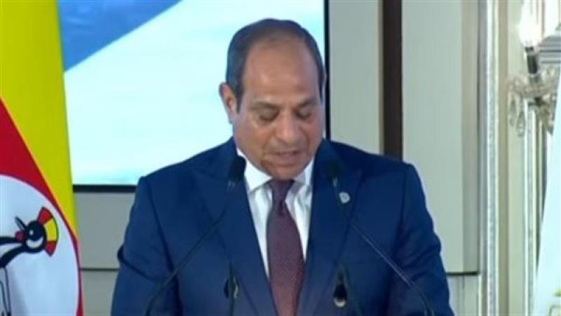 الرئيس السيسي: نتطلع للارتقاء بمستوى التعاون الاقتصادي مع أوغندا