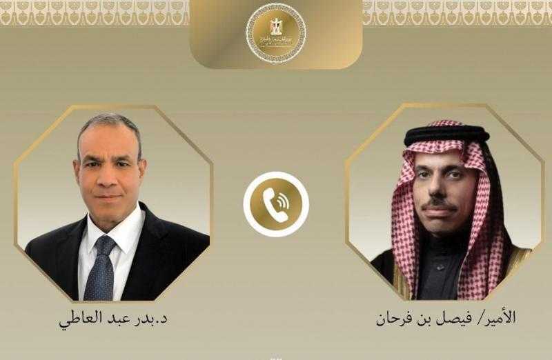 وزيرا خارجية مصر والسعودية يبحثان التطورات السياسية والأمنية في المنطقة هاتفيا
