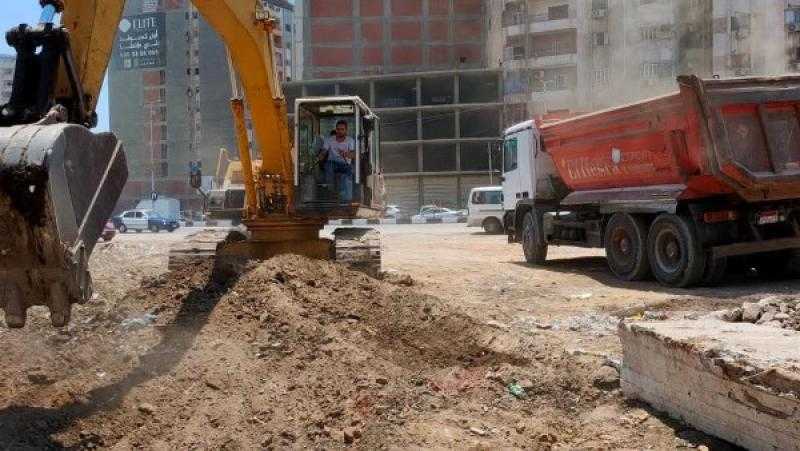 محافظ الغربية يتابع العمل بمحور محلة منوف في طنطا