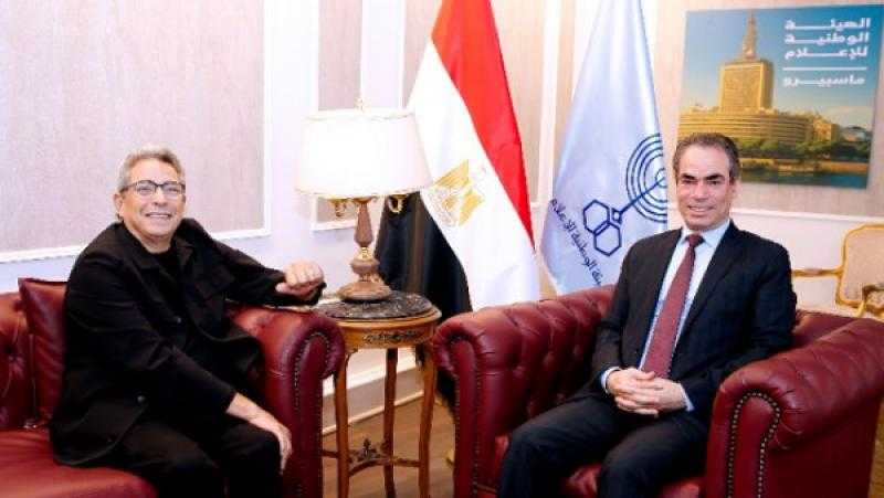 محمود سعد يزور ماسبيرو لأول مرة بعد غياب 14 عاما