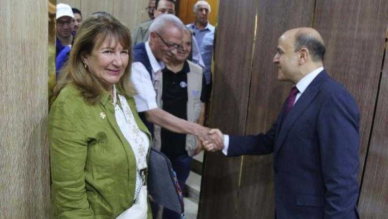 محافظ كفر الشيخ يبحث مع وفد «الفاو» سبل تعزيز الزراعة الذكية.. صور