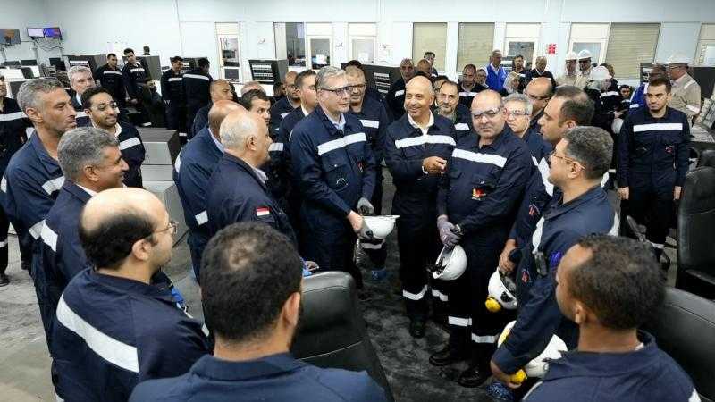 وزير البترول يتفقد مصفاة تكرير ميدور لمتابعة أعمال التطوير والتحديث والتوسعات الجديدة