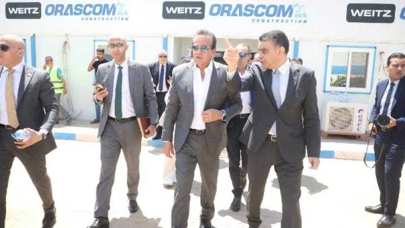 وزير الصحة يتفقد مشروع إنشاء المخازن الاستراتيجية للمنتجات والأجهزة الطبية بالعاصمة الإدارية