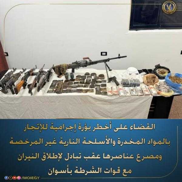 مقتل أخطر 6 عناصر إجرامية فى مواجهات أمنية بأسوان