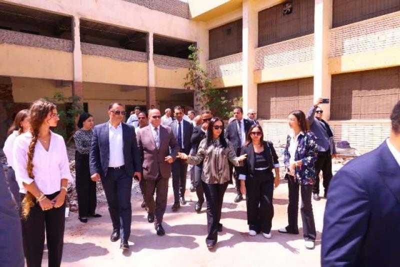 وزيرة التضامن الاجتماعي تزور مجمع حياة بالجيزة.. وتتفقد الخدمات المقدمة للأبناء| صور