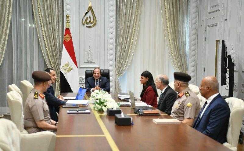 الرئيس السيسي يؤكد ضرورة الاستمرار في إجراءات ترشيد استهلاك المياه
