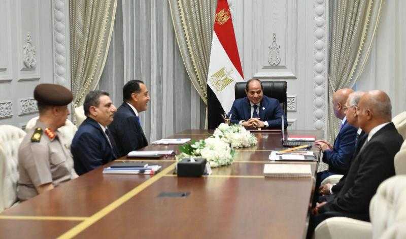 الرئيس السيسى يوجه بمواصلة تطوير شبكة الموانئ لتحقيق التكامل مع البنية التحتية