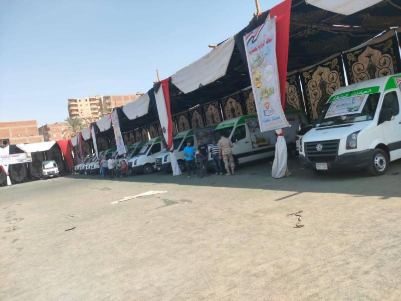 محافظة الجيزة تنظم قافلة طبية شاملة بالبدرشين