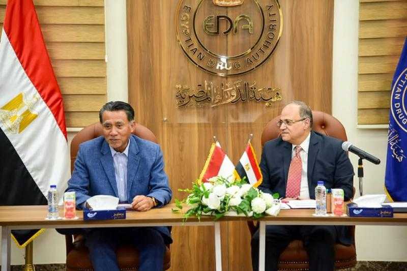 رئيس هيئة الدواء المصرية يستقبل سفير إندونيسيا لبحث التعاون في القطاع الدوائي ودعم خطط التصدير