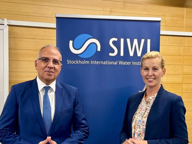 وزير الري يلتقي المديرة التنفيذية للمعهد الدولي للمياه بستكهولم SIWI ضمن فعاليات ”الأسبوع العالمي للمياه”