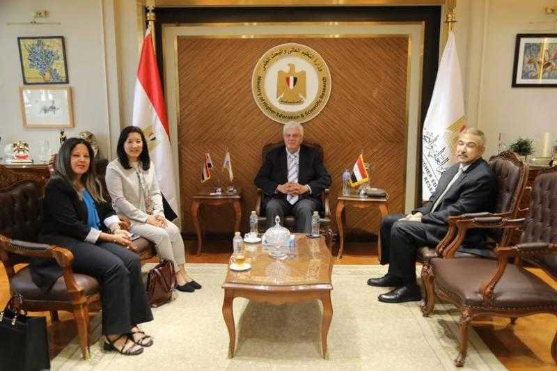 وزير التعليم العالي يستقبل الممثلة المقيمة الجديدة لبرنامج الأمم المتحدة الإنمائي في مصر