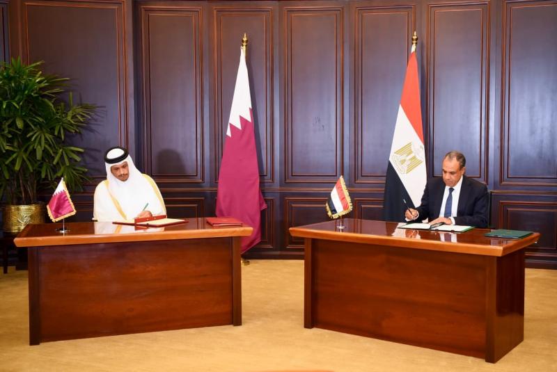 توقيع 3 مذكرات تفاهم بين مصر وقطر في التأمينات الاجتماعية والأمن الغذائي وآلية تشاور سياسي