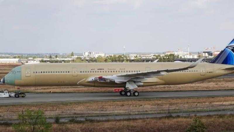 مصر للطيران تروج لطائراتها الجديدة طراز إيرباص