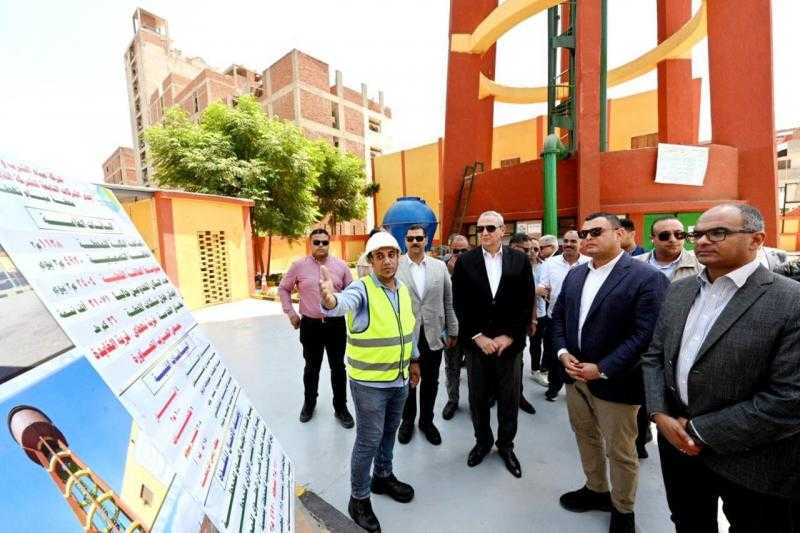 وزير الإسكان ومحافظ الغربية يتفقدان محطة مياه نهطاي الارتوازية ضمن مشروعات ”حياة كريمة”