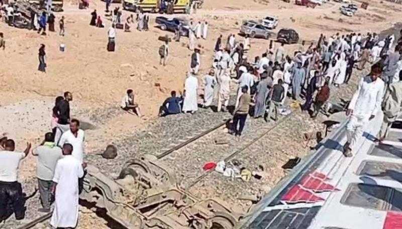 الصحة تعلن خروج 87 مصابا في حادث قطار مطروح من المستشفيات