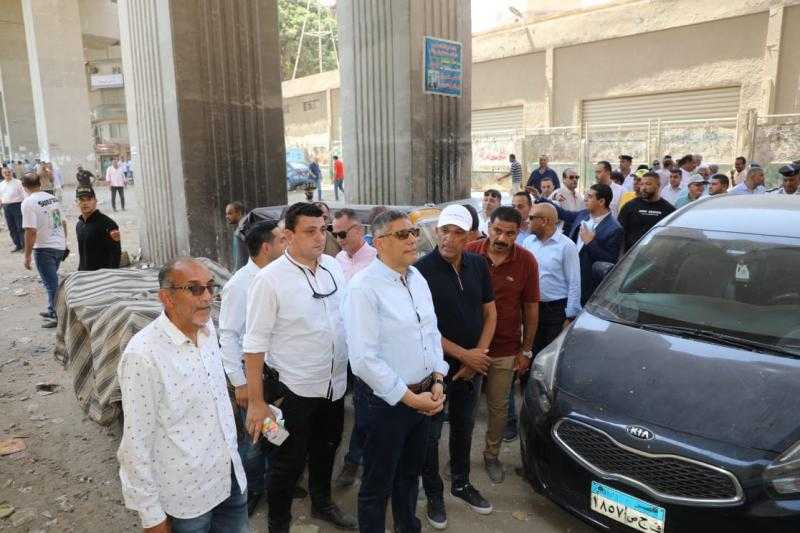محافظ الجيزة يوجه بمنع الإشغالات والتعديات في مناطق أبو قتادة وترعة الزمر