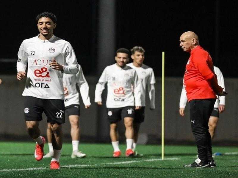 منتخب مصر يتدرب على ملعب السلام استعدادا لمواجهة إثيوبيا