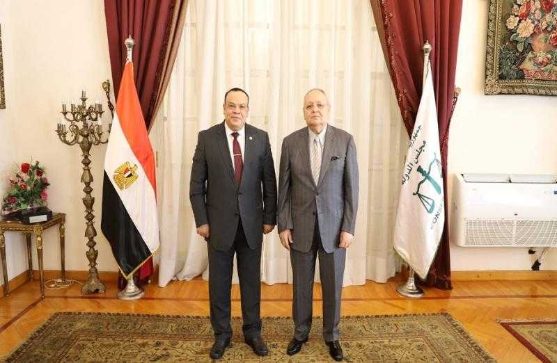 رئيس مجلس الدولة يستقبل رئيس الهيئة الوطنية للانتخابات