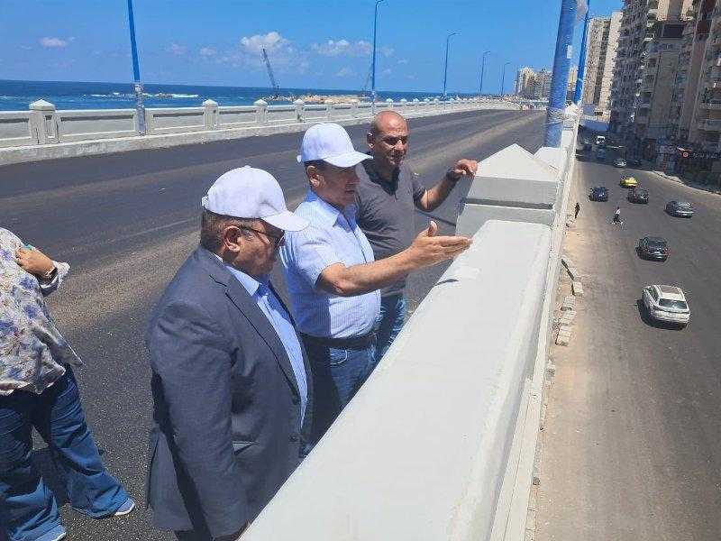 وزير الإسكان: تشغيل تجريبي لكوبري محمد نجيب ضمن أعمال توسعة كورنيش الإسكندرية