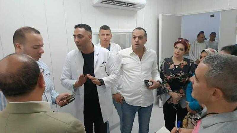 وكيل صحة البحيرة يجري جولة مرورية ميدانية على مستشفى كفر الدوار العام