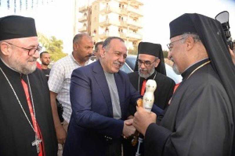 محافظ أسيوط يفتتح مدرسة سان بيتر بأمشول ديروط بحضور بطريرك الإسكندرية للأقباط الكاثوليك
