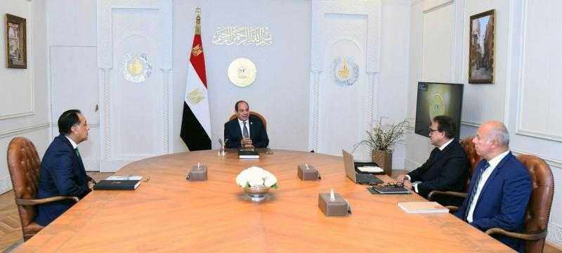 الرئيس السيسي يطّلع على مؤشرات أداء منظومة التأمين الصحي الشامل
