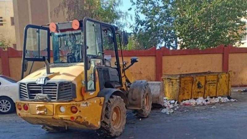 حملة مكثفة لتطهير الكونيسة من المخلفات بالجيزة