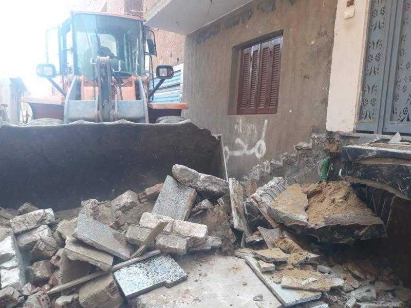 374 إزالة فورية لمخالفات خلال حملة مكبرة بالباجور في المنوفية.. صور