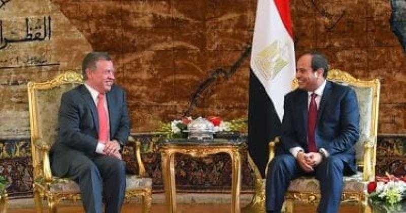 الرئيس السيسى وملك الأردن: اعتداء إسرائيل على قطر انتهاك صارخ لسيادة دولة شقيقة