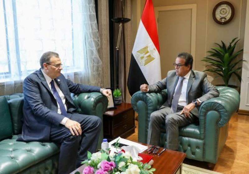 وزير الصحة يستقبل رئيس المركزي للتنظيم والإدارة لتعزيز التعاون في تطوير المنظومة الصحية