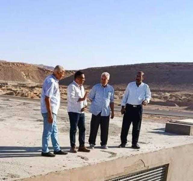 رئيس المياه الجوفية يتابع جاهزية مشروعات الحماية من أخطار السيول بمدينة طور سيناء
