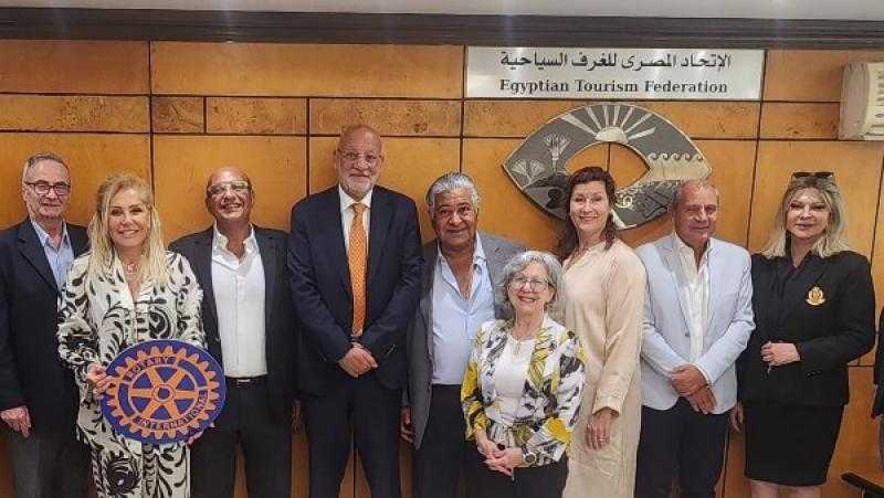 الاتحاد المصري للغرف السياحية يبحث استضافة القاهرة لمؤتمر الروتاري الدولي