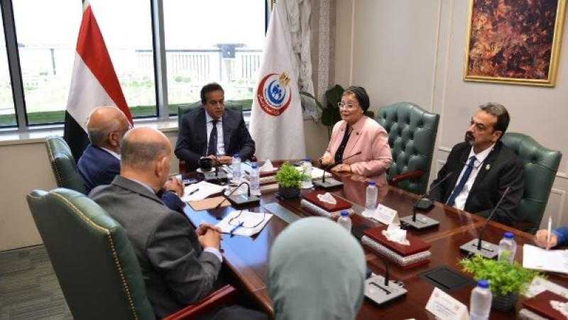 وزير الصحة يستقبل المدير التنفيذي لمصر بمجموعة البنك الدولي لبحث عدد من الملفات المشتركة