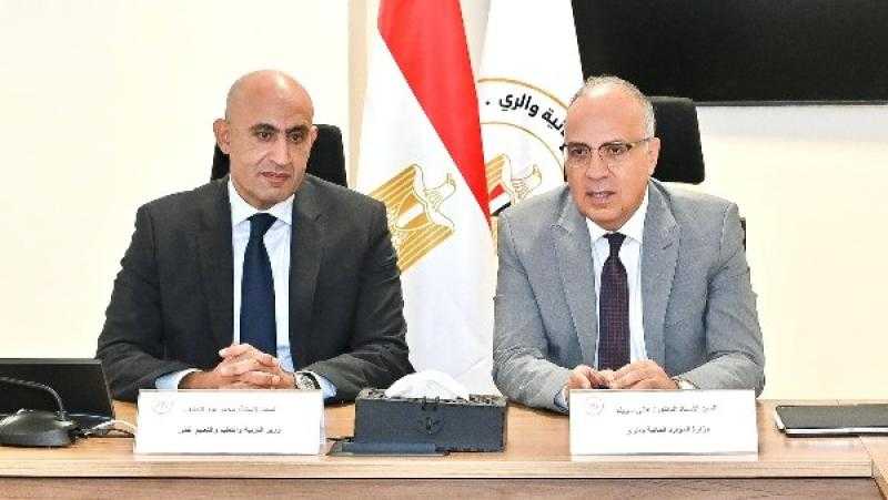 وزيرا الري والتعليم يبحثان إنشاء مدارس فنية مهنية لتكنولوجيا الري