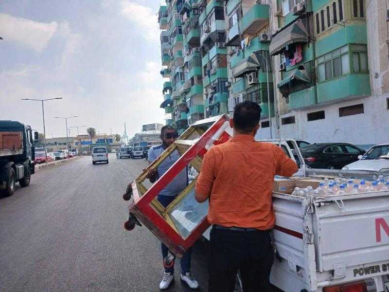 حملات مكثفة لإزالة التعديات والإشغالات في بورسعيد