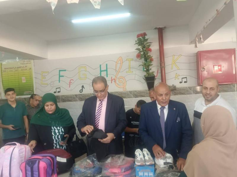 افتتاح معرض أهلا مدرستي في محافظة بني سويف