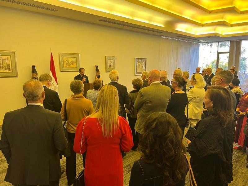 السفارة المصرية فى كانبرا تحتفي بالعلم والثقافة في أمسية رفيعة المستوى