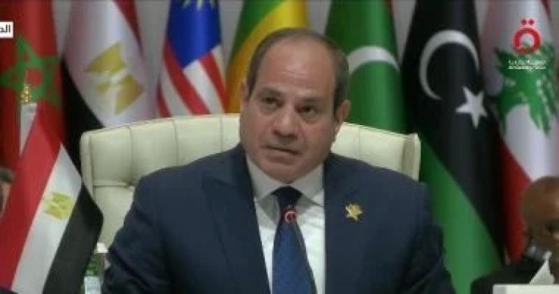 الرئيس السيسى: تغيير نظرة العدو نحونا تتطلب قرارات قوية حتى يرتدع كل باغ