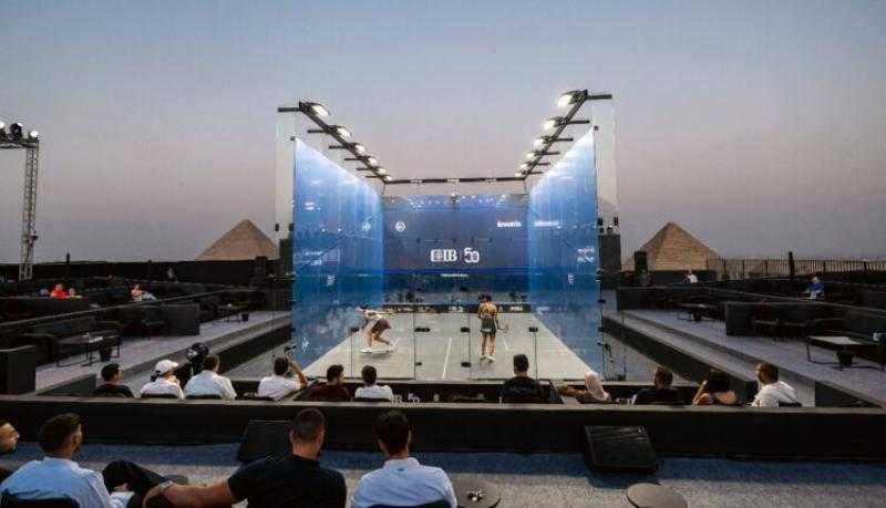 انطلاق منافسات الدور ربع النهائي من بطولة CIB المفتوحة للإسكواش 2025 اليوم على أمام أهرامات الجيزة