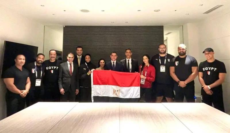 السفير المصرى باليابان يلتقي بأبطال مصر المشاركين في بطولة العالم لألعاب القوي بطوكيو| صور