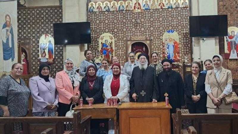 قومي المرأة بكفر الشيخ ينظم لقاء توعويا للسيدات بكنيسة العذراء مريم