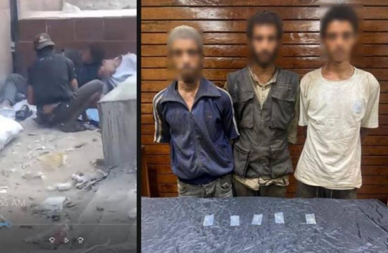 فيديو فاضح يكشف تعاطي مخدرات علنا.. والأمن يتحرك في شبرا الخيمة