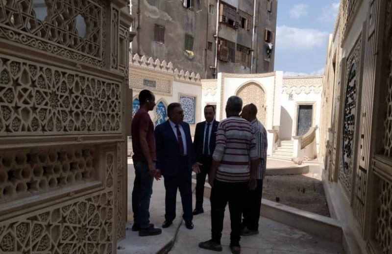 محافظ الدقهلية يتفقد أعمال تطوير ضريح الشيخ الشعراوي بميت غمر