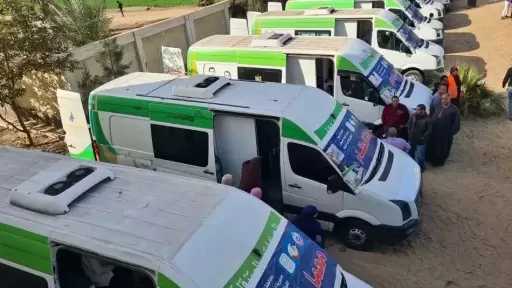 الكشف على 121 مريضا في قافلة طبية بقرية فزارة بالبحيرة