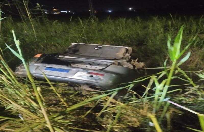 مصرع وإصابة 4 في حادث انقلاب سيارة ملاكي بطريق نبروه في الدقهلية