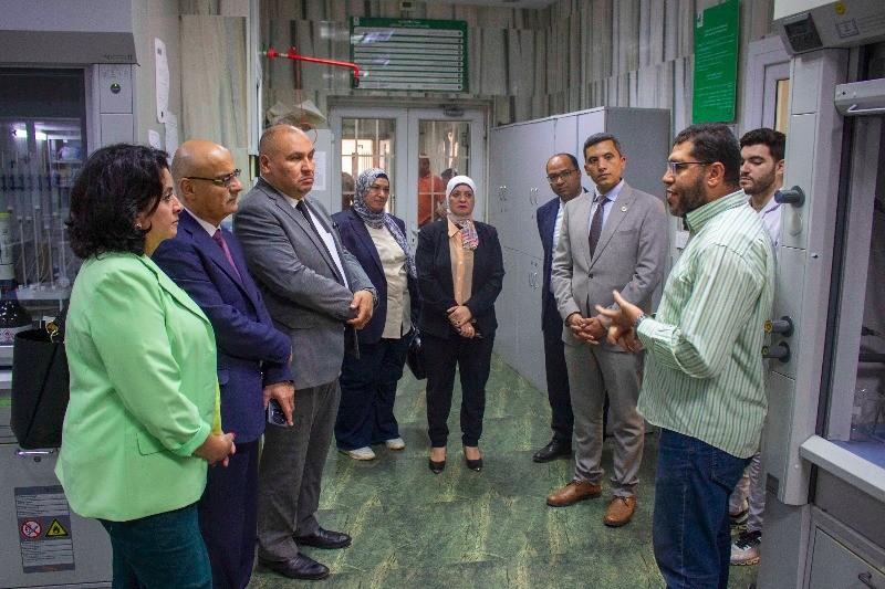 وفد أردني يزور إدارة الحجر الزراعي لتعزيز التبادل التجاري