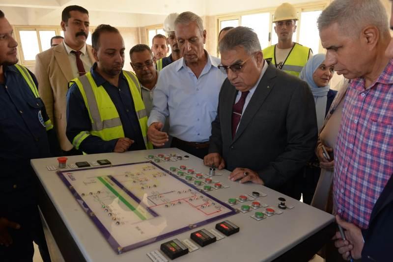 محافظ الدقهلية يطلق التشغيل التجريبي لمحطة مياه بمركز بلقاس