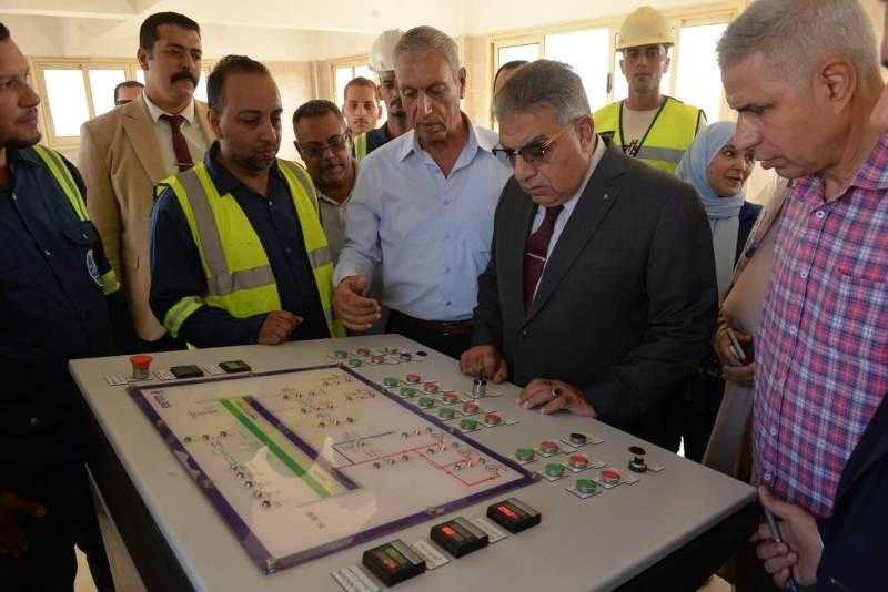 محافظ الدقهلية يطلق التشغيل التجريبي لمحطة مياه بمركز بلقاس