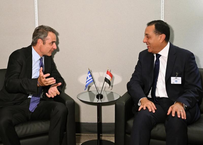 رئيس الوزراء يلتقى نظيره اليوناني بمقر الأمم المتحدة بنيويورك