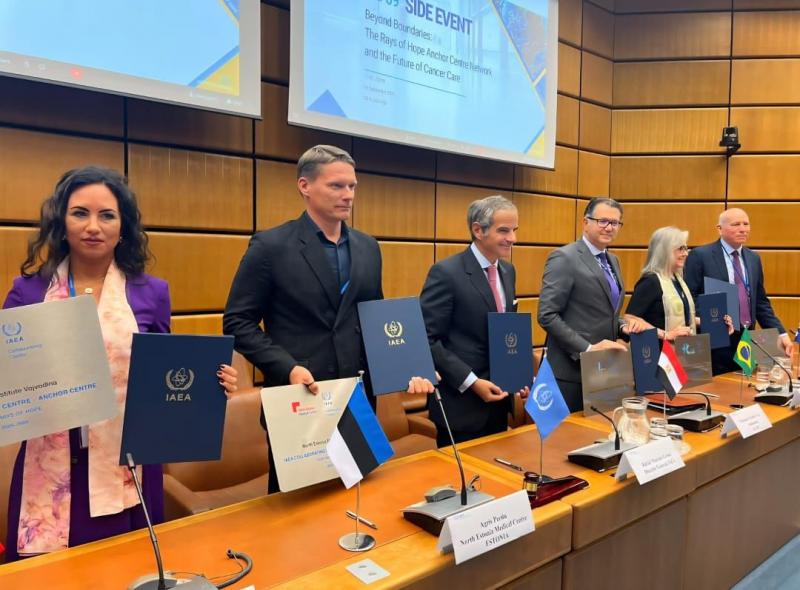 اعتماد ”المعهد القومي للأورام” بجامعة القاهرة مركزا مرجعيا بالوكالة الدولية للطاقة الذرية